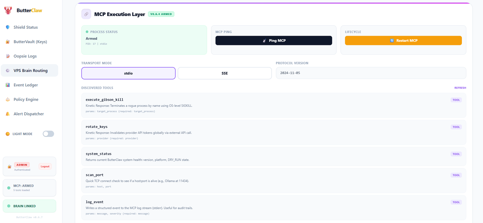 MCP execution layer