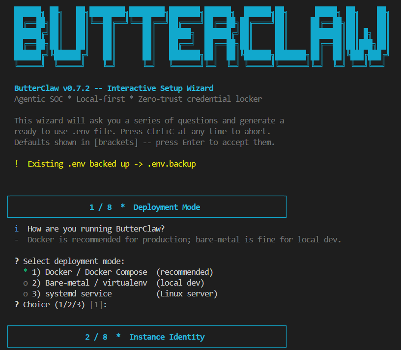 Interactive Setup Wizard